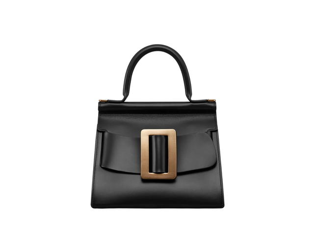 Boyy Boyy Karl 24 In Palmellato Calfskin Leather With Gold Metal Buckle Black - view 1
