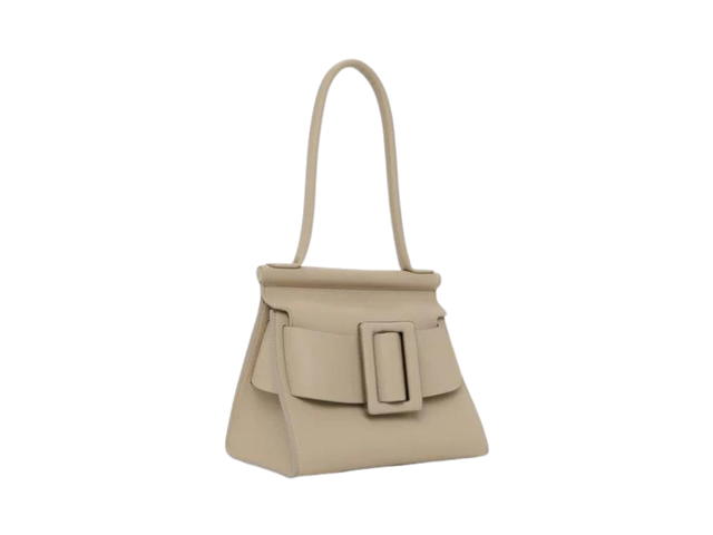Boyy Boyy Karl 24 Soft In Grain Calfskin Leather With Metal And Leather Buckle Gray - view 2
