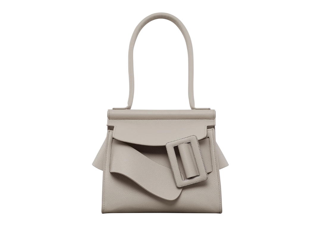 Boyy Boyy Karl 24 Soft In Grain Calfskin Leather With Metal And Leather Buckle Gres