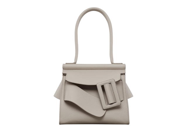 Boyy Boyy Karl 24 Soft In Grain Calfskin Leather With Metal And Leather Buckle Gres - view 1
