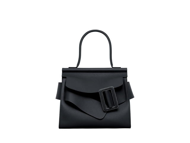 Boyy Boyy Karl Soft In Supple Natural Grain Calfskin Leather With Metal And Leather Buckle Midnight - view 1