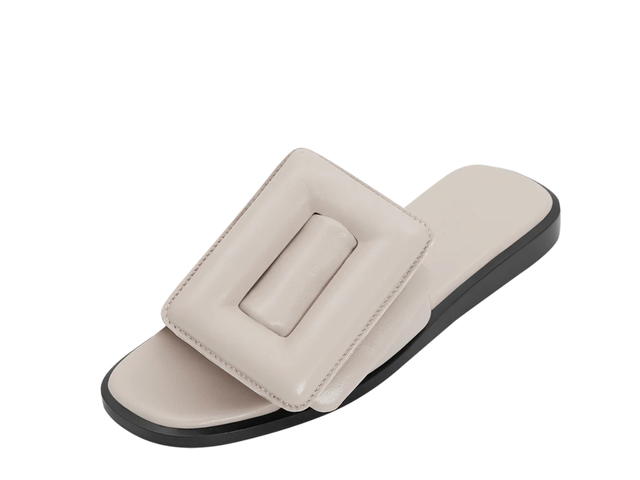 Boyy Boyy Puffy Sandal In Lambskin Upper And Insole Gres (W) - view 3