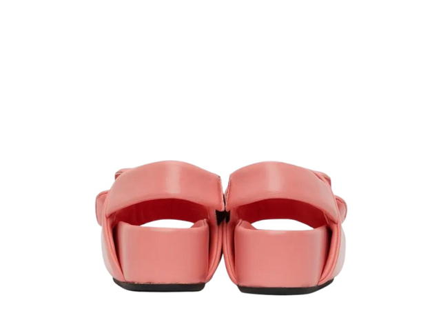 Boyy Boyy Puffy Sandal Slingback In Lambskin Leather Flamingo - view 3