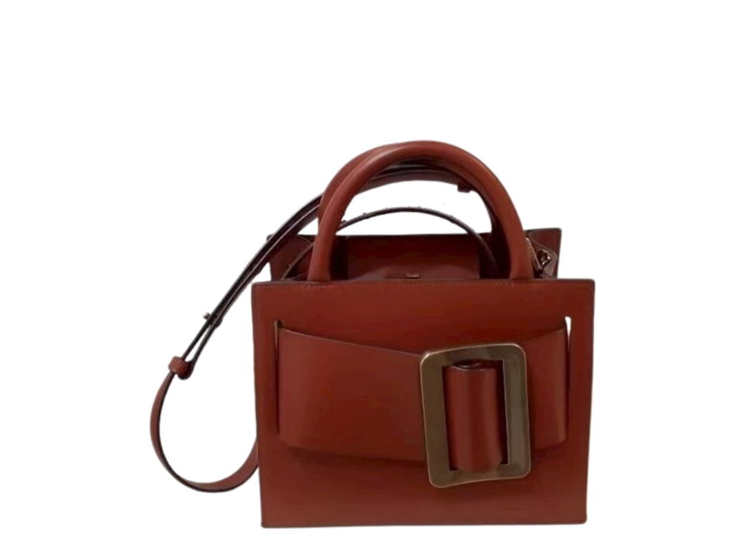 Boyy Bobby Boyy 23 Merlot Gold Bucket Bag Merlot