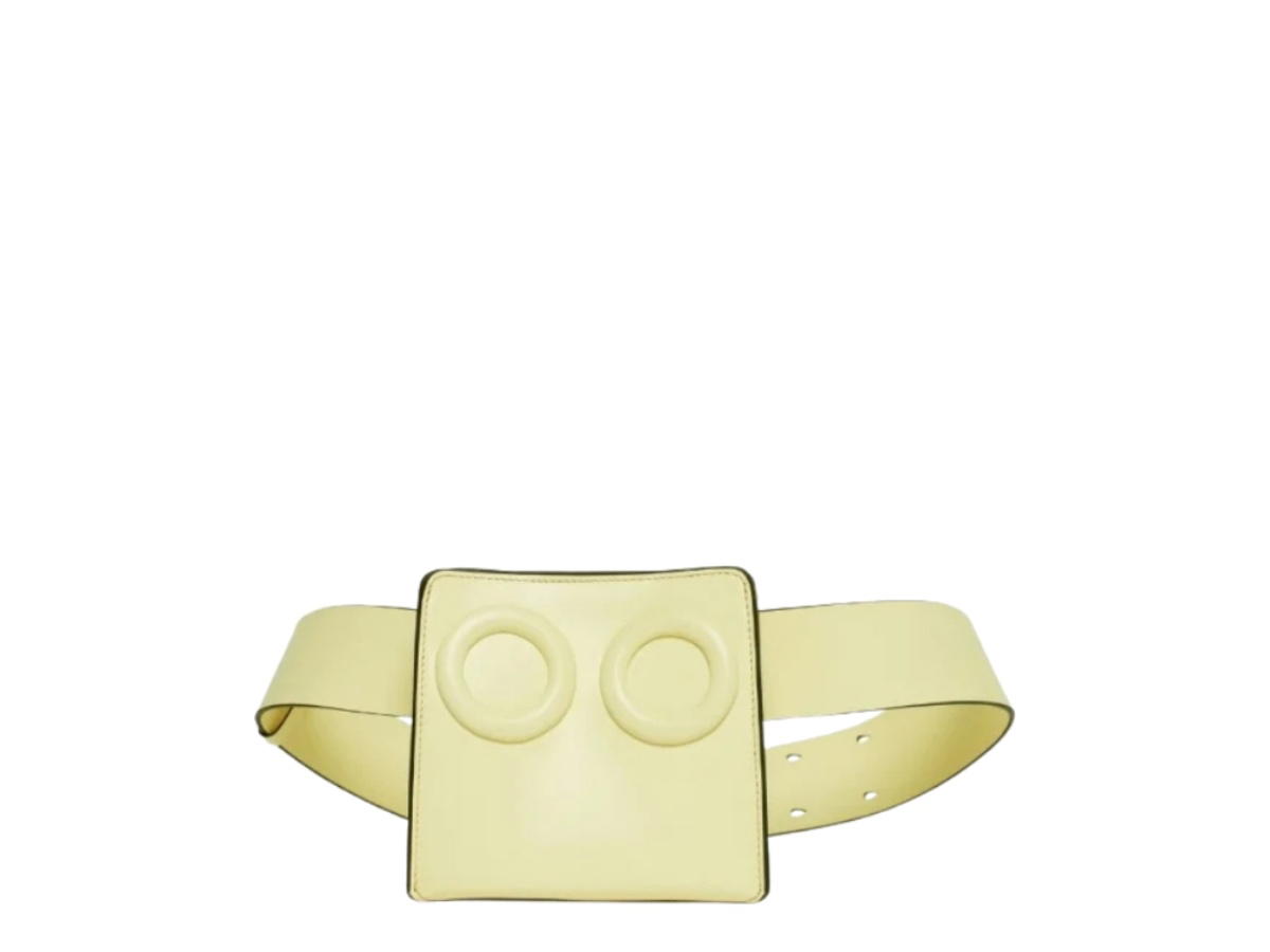 Boyy Boyy Belt Bag In Deon Leather Lemon Meringue