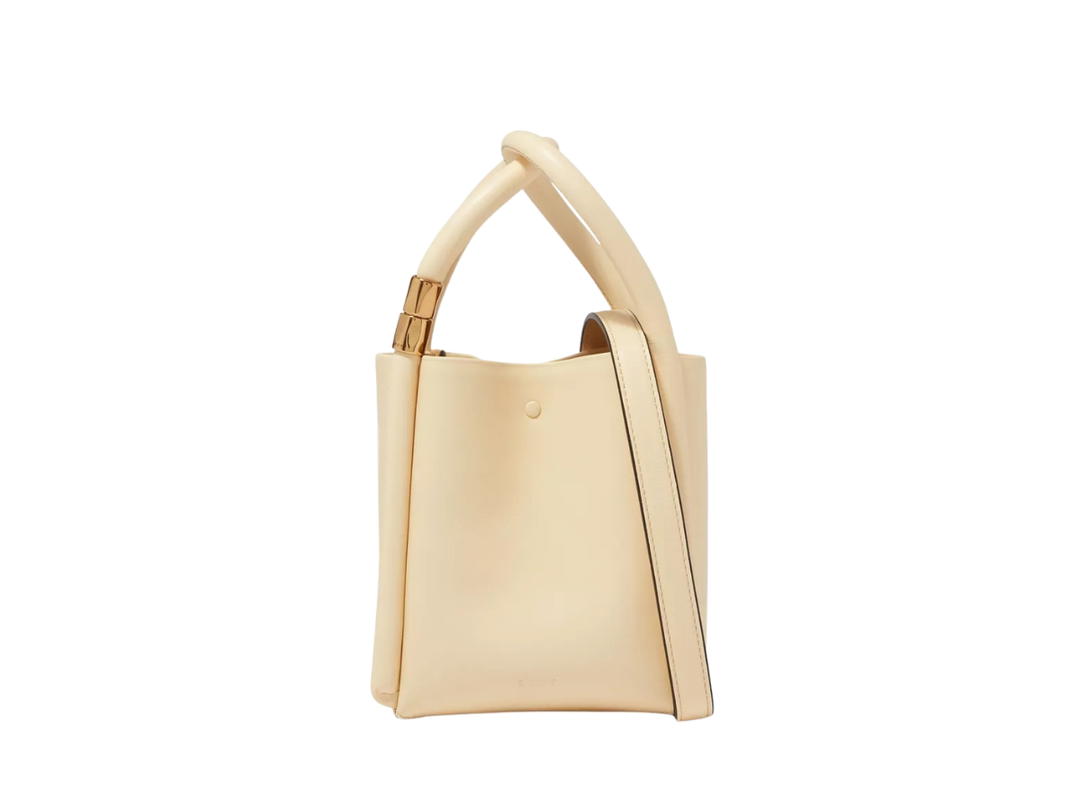 Boyy Boyy Lotus 12 Mini Tote Bag Yellow Cream