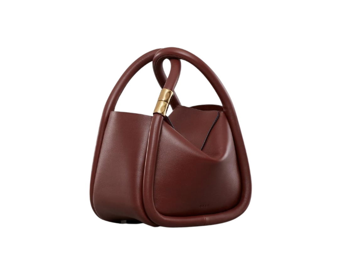 Boyy Boyy Wonton 20 In Calfskin Leather With Gold-tone Hardware Hickory