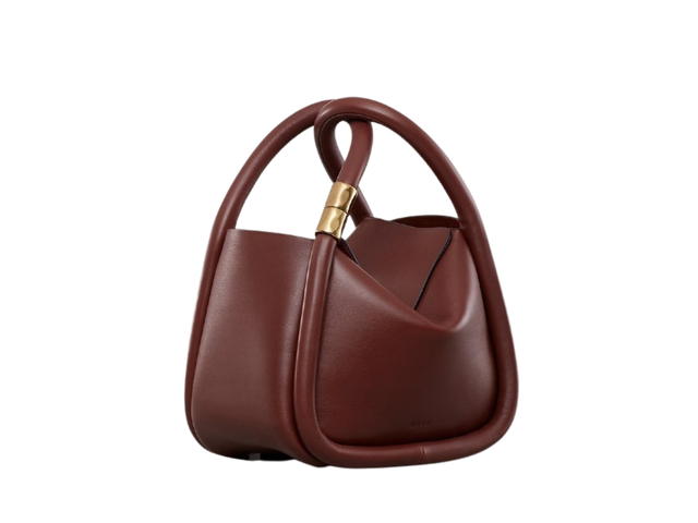 Boyy Boyy Wonton 20 In Calfskin Leather With Gold-tone Hardware Hickory - view 1