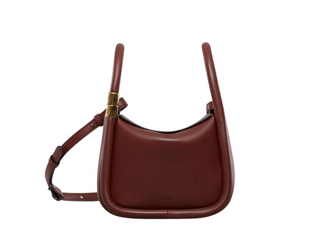Boyy Boyy Wonton 20 In Calfskin Leather With Gold-tone Hardware Hickory - view 3