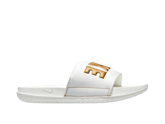 Nike Nike Offcourt Slide Summit White Metallic Gold (Women's) - view 1