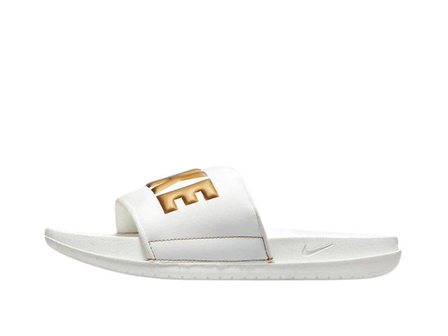 Nike Nike Offcourt Slide Summit White Metallic Gold (Women's) - view 2