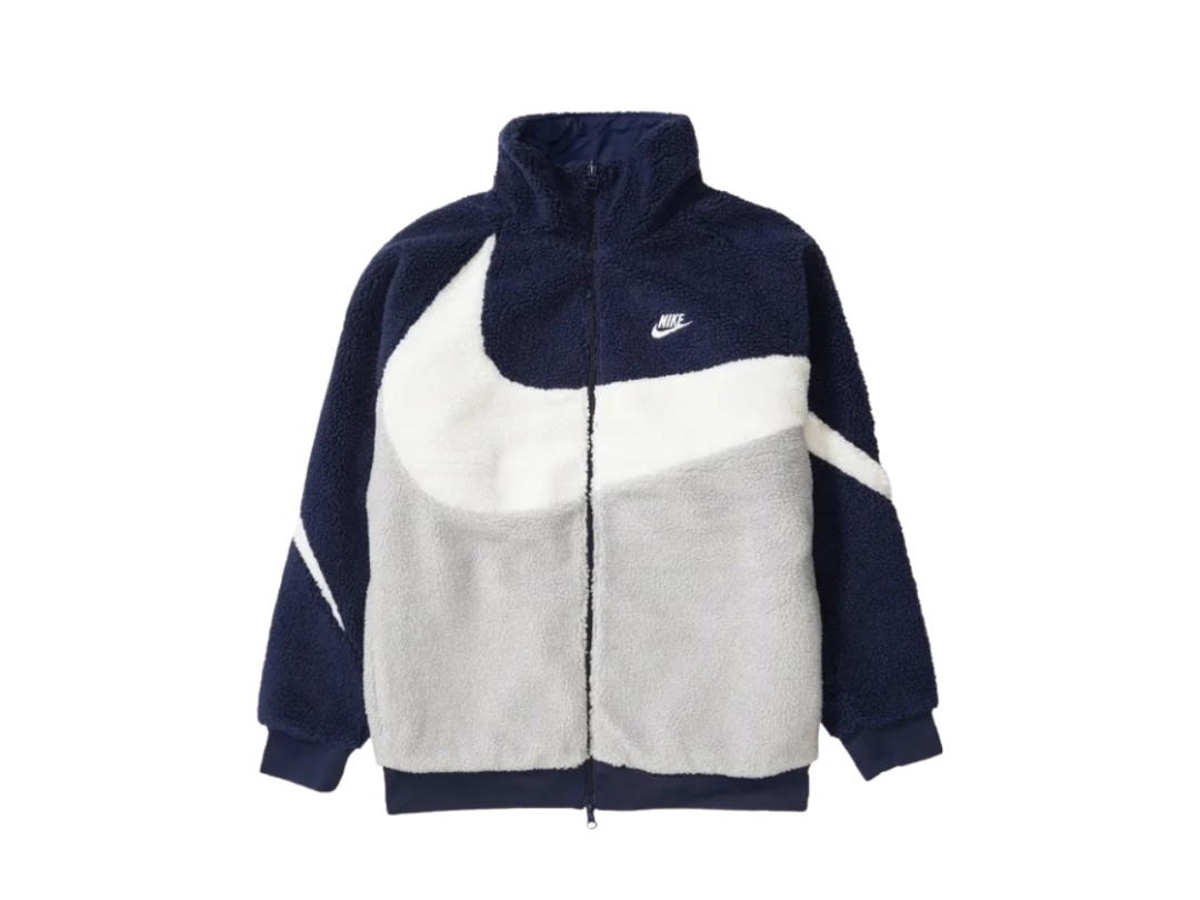 Nike Nike Sportswear Men's Full-Zip Swoosh Jacket Navy White