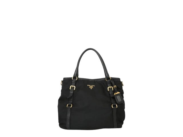 Prada Prada Re-Nylon Tessuto Shoulder Bag Black - view 1