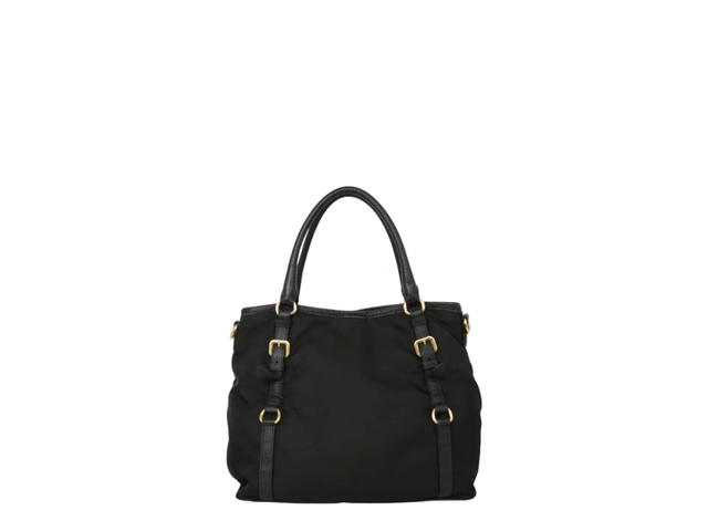 Prada Prada Re-Nylon Tessuto Shoulder Bag Black - view 2