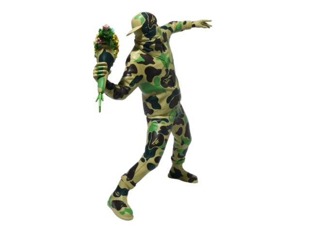 Banksy BRANDALISM × BAPE FLOWER BOMBER - view 2