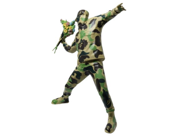 Banksy BRANDALISM × BAPE FLOWER BOMBER - view 3