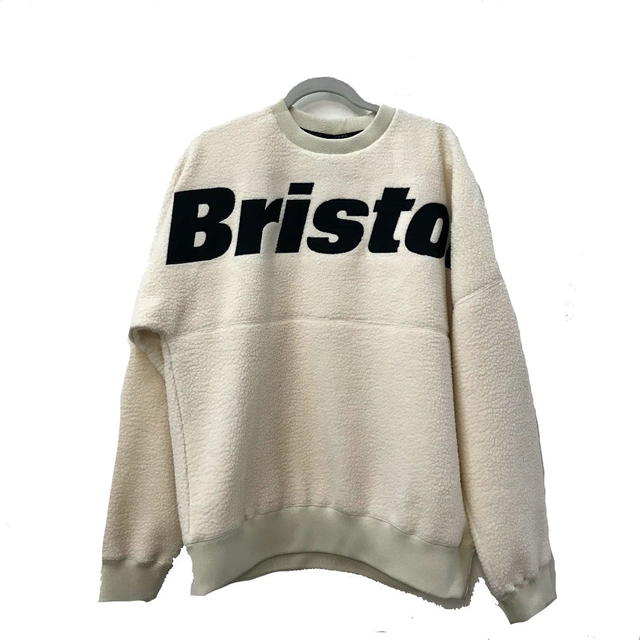 Bristol Bristol FCRB-222045 F.C.Real Bristol BOA FLEECE BIG LOGO CREWNECK TOP trainer - view 1