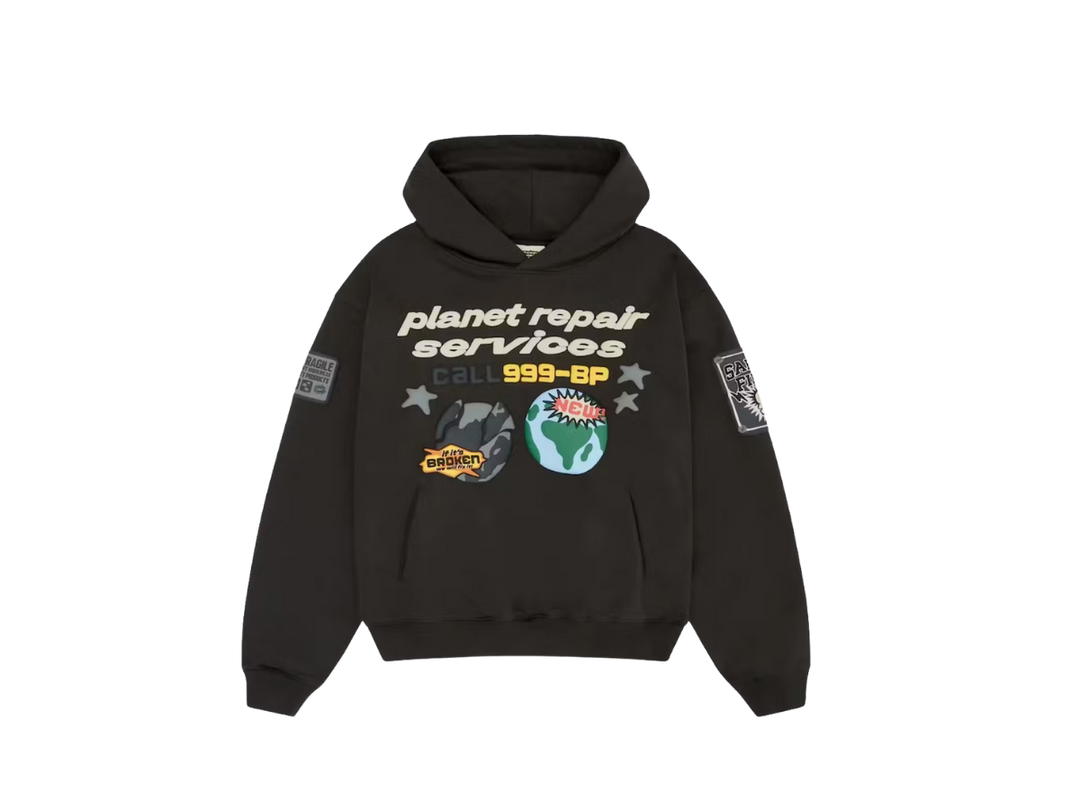 Broken Planet Broken Planet Repair Services Hoodie Soot Black