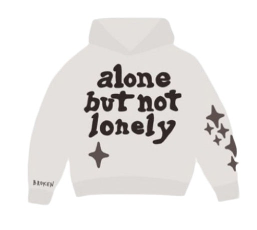 Broken Planet Broken Planet Market Alone But Not Lonely Hoodie White - view 1