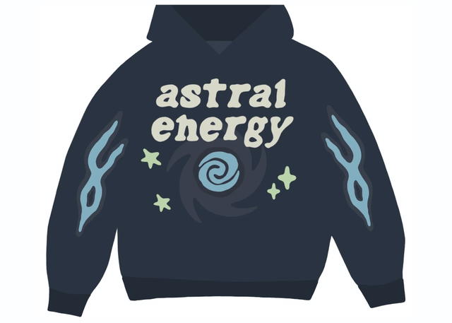 Broken Planet Broken Planet Market Astral Energy Hoodie Outer Space Blue - view 1