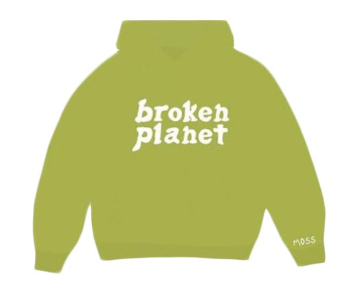 Broken Planet Broken Planet Market Logo Hoodie Lime