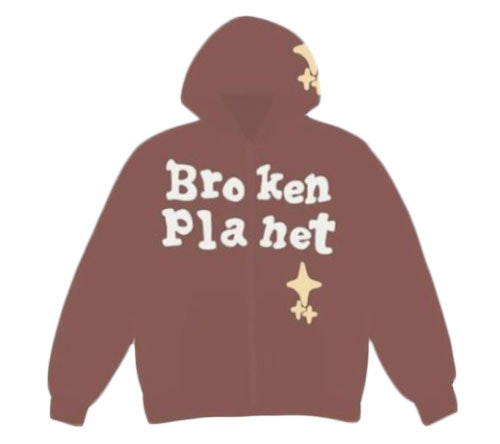 Broken Planet Broken Planet Market Star Zip Up Hoodie Clay - view 1