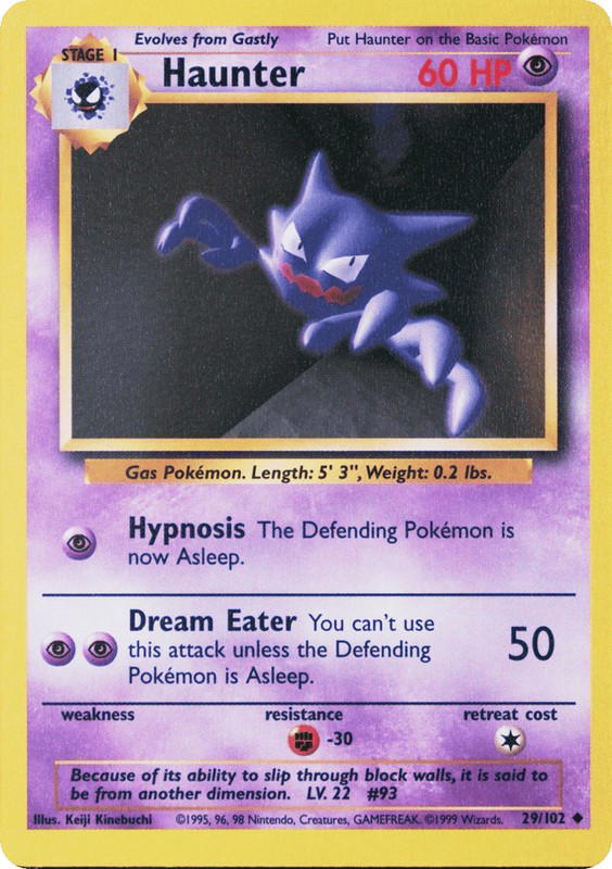 Pokemon Pokemon Haunter U [BS 29/102] Base "Base" (EN)