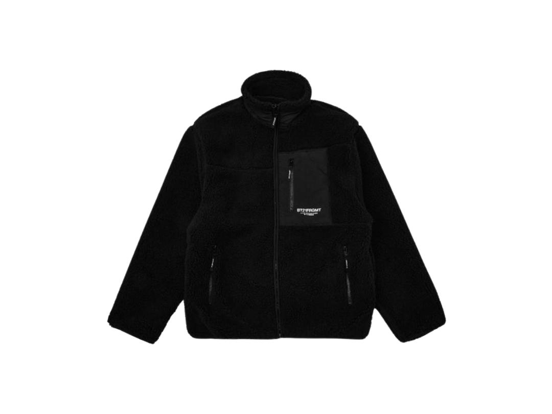 BT21 BT21 X FRAGMENT FLEECE JACKET "BLACK"