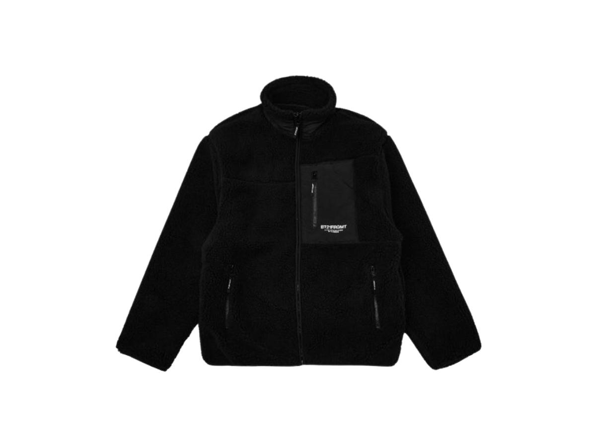BT21 BT21 X FRAGMENT FLEECE JACKET "BLACK"