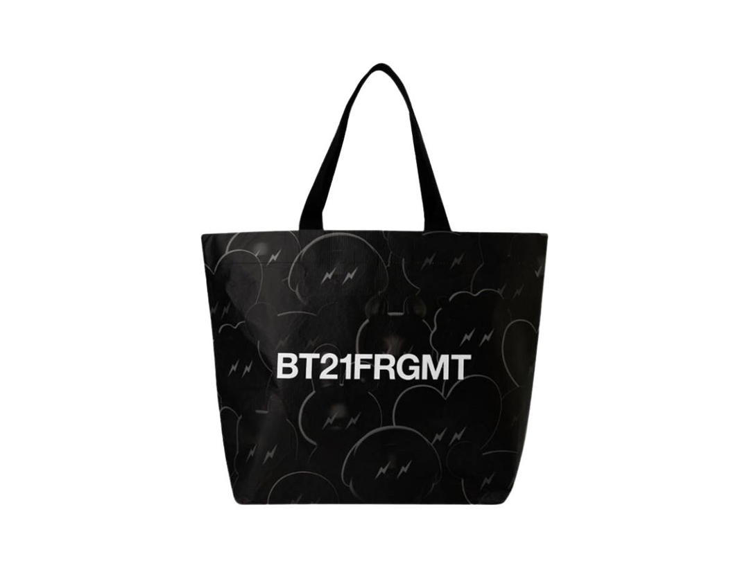 BT21 BT21 X FRAGMENT REUSABLE BAG "BLACK" L