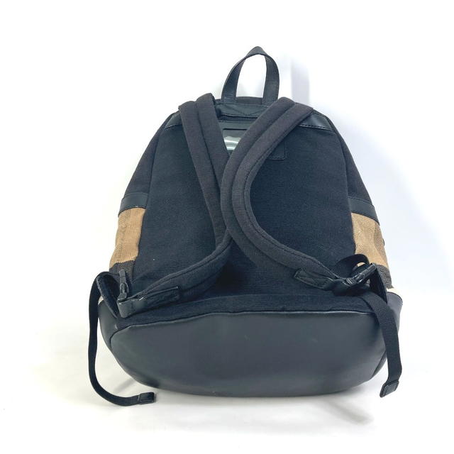 Burberry BURBERRY 3958527 Backpack mega check pattern Bag Canvas/Leather Beige/Black - view 3