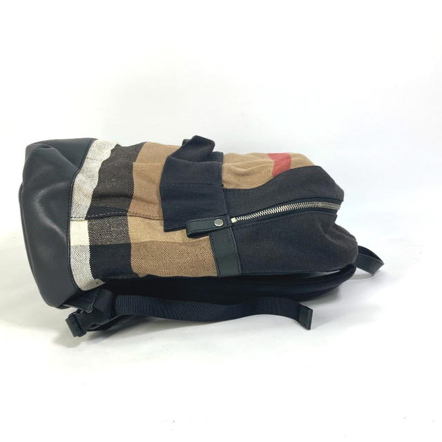 Burberry BURBERRY 3958527 Backpack mega check pattern Bag Canvas/Leather Beige/Black - view 4