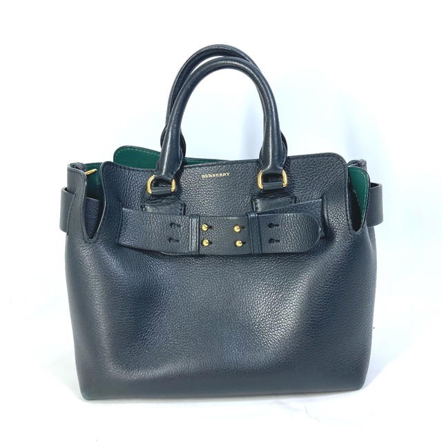 Burberry BURBERRY 4076733 Hand Bag logo belt bag 2WAY Shoulder Bag Leather Black/Green - view 2