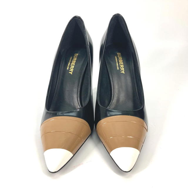Burberry BURBERRY 8008584 Tricolor color heels shoes pumps Unused - view 3