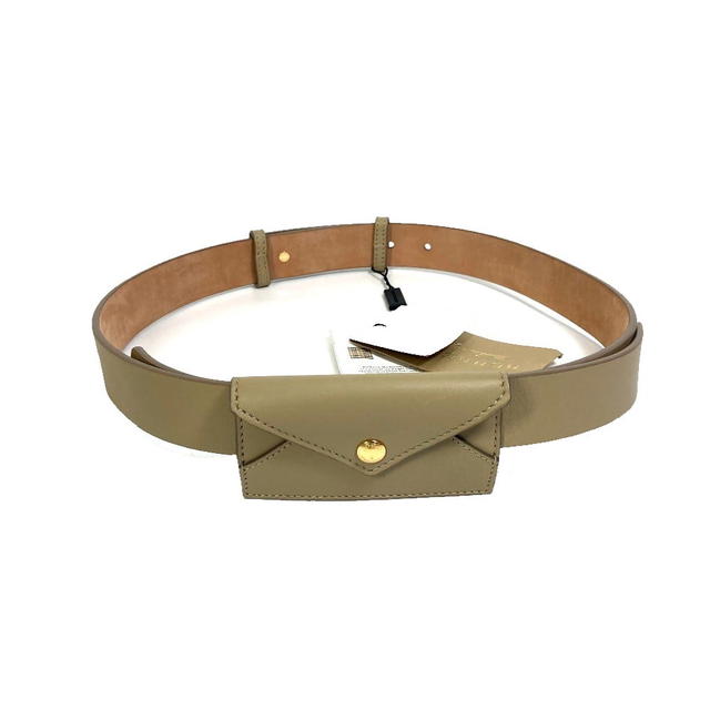 Burberry BURBERRY 8012136 ENVELOPE With porch belt Leather Beige - view 1