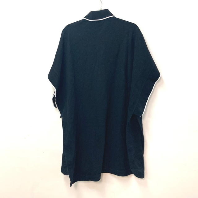 Burberry BURBERRY 8015131 TB Logo Bicolor haori tops poncho cotton Black/White - view 3