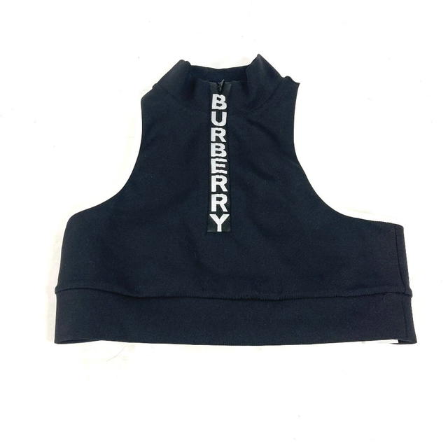 Burberry BURBERRY 8018926 Logo Sleeveless Apparel Bicolor Yoga Wear Sportswear Tank top - view 2
