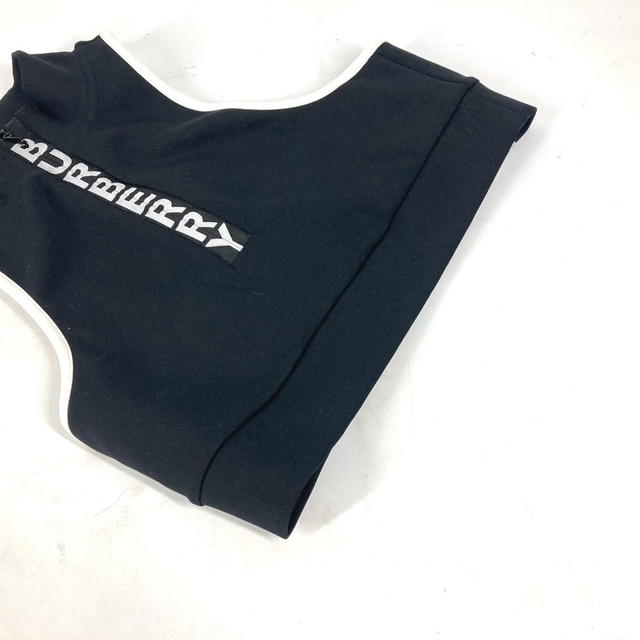 Burberry BURBERRY 8018926 Logo Sleeveless Apparel Bicolor Yoga Wear Sportswear Tank top - view 5