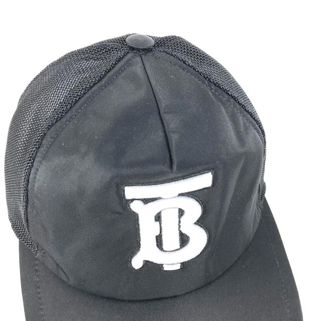 Burberry BURBERRY 8019211 TB hat cap baseball cap Nylon Black/White - view 3