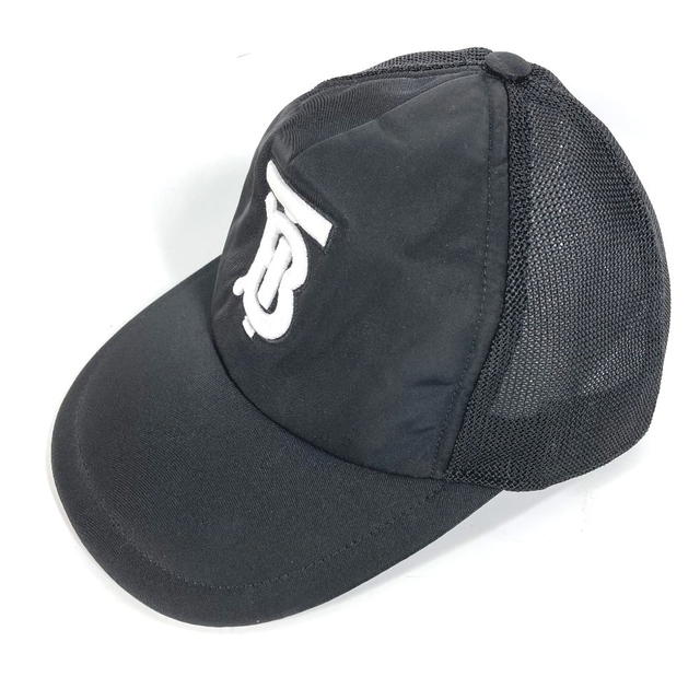 Burberry BURBERRY 8019211 TB hat cap baseball cap Nylon Black/White - view 4