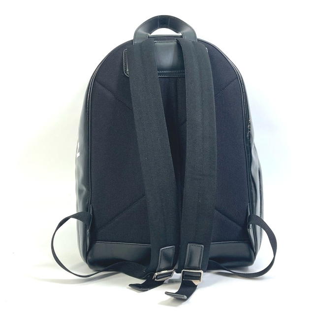 Burberry BURBERRY 8021908 ML JETT Horseferry Backpack Coating canvas Black/White - view 2