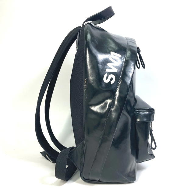 Burberry BURBERRY 8021908 ML JETT Horseferry Backpack Coating canvas Black/White - view 3