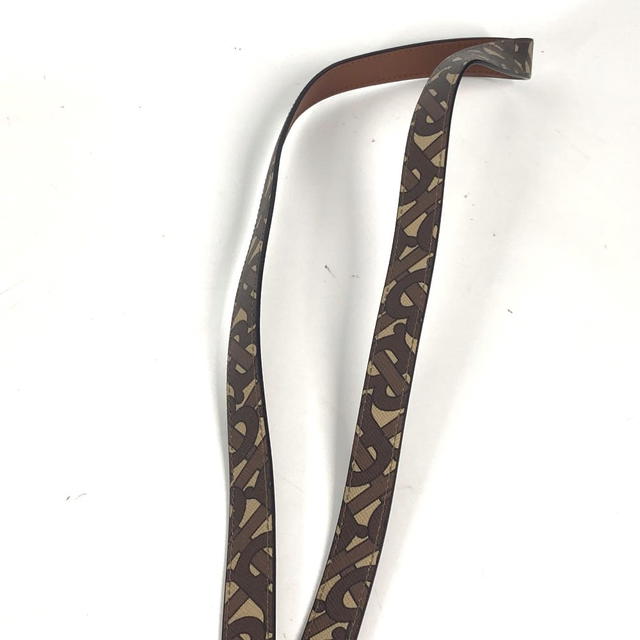 Burberry BURBERRY 8025468 TB logo Neck Strap Accessories strap Leather Brown Unused - view 5