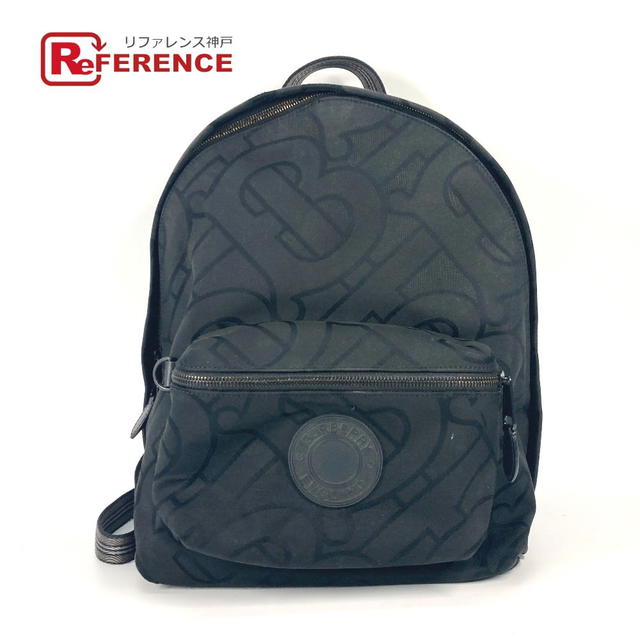 Burberry BURBERRY 8030714 TB logo Backpack Backpack Canvas/Leather Black - view 1