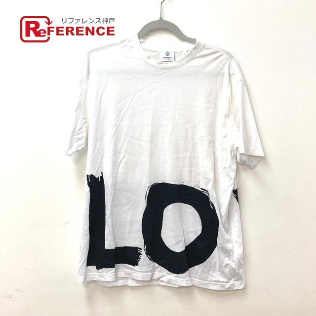 Burberry BURBERRY 8037303 LOVE Tops Apparel Short sleeve T-shirt cotton White/Black - view 1