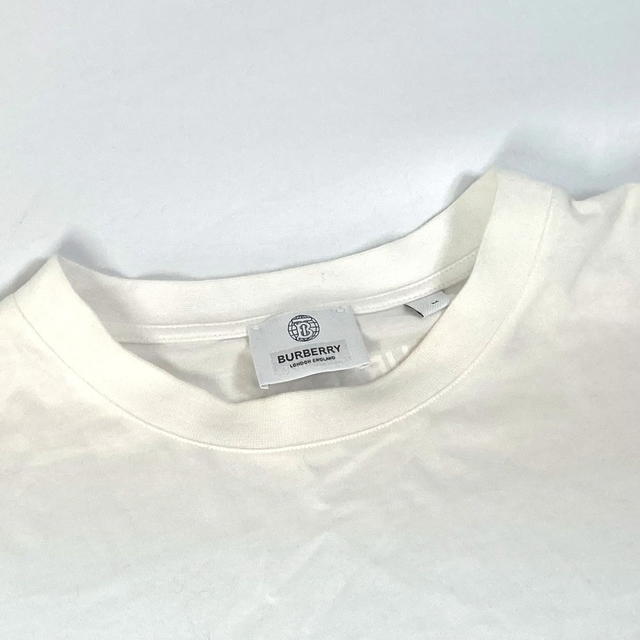 Burberry BURBERRY 8037303 LOVE Tops Apparel Short sleeve T-shirt cotton White/Black - view 5