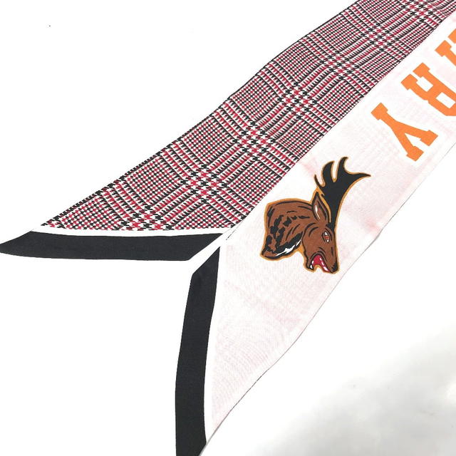 Burberry BURBERRY 8037524 logo BandeauScarf Scarf silk pink/Orange - view 3