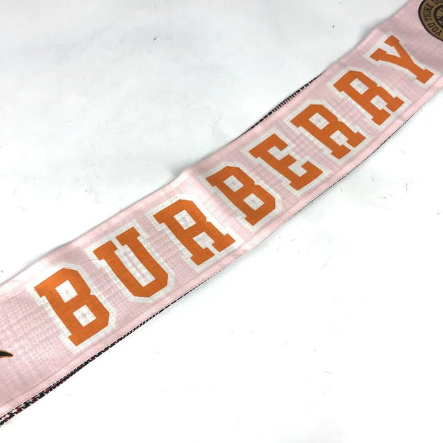 Burberry BURBERRY 8037524 logo BandeauScarf Scarf silk pink/Orange - view 5