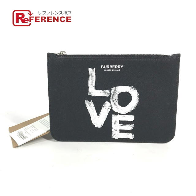 Burberry BURBERRY 8037549 Logo LOVE Makeup pouch coin purse Clutch bag Pouch Unused - view 1