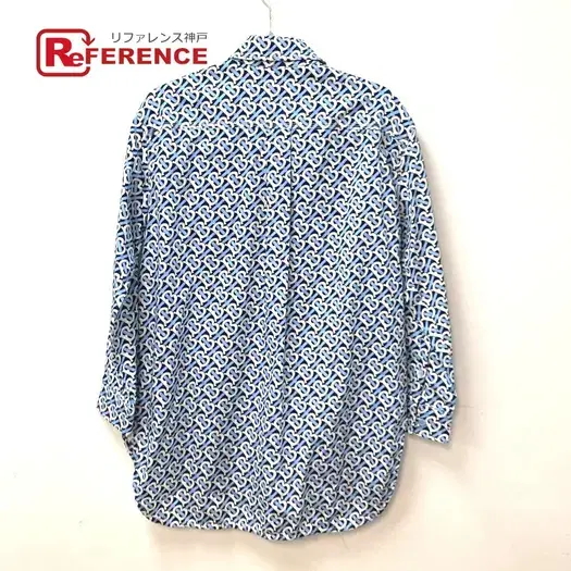Buy BURBERRY 8048813 Long sleeve apparel TB Shirt Dress Logo tops Dress cotton blue at Sasom – Authentic and Ready to Ship